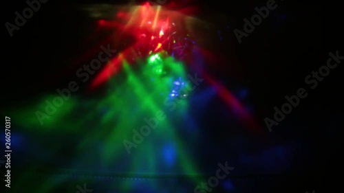 Wallpaper Mural Rays of light alternating in different colors Torontodigital.ca