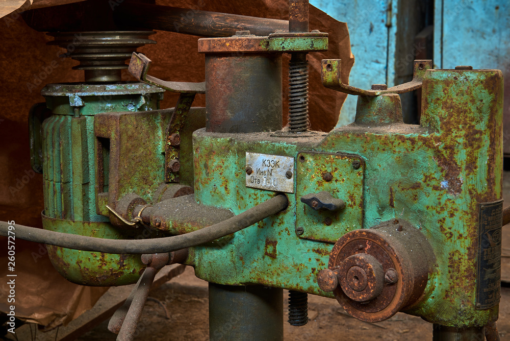 old rusty dirty machines and mechanisms in an abandoned factory old rusty dirty machines and mechanisms in an abandoned factory