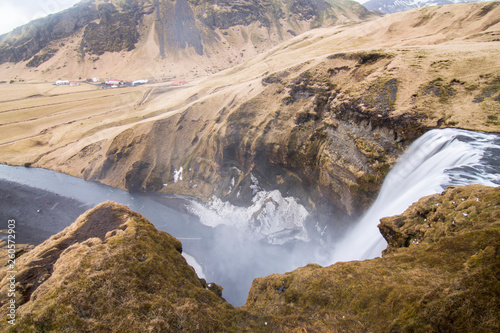 Skogafoss waterfall in Iceland