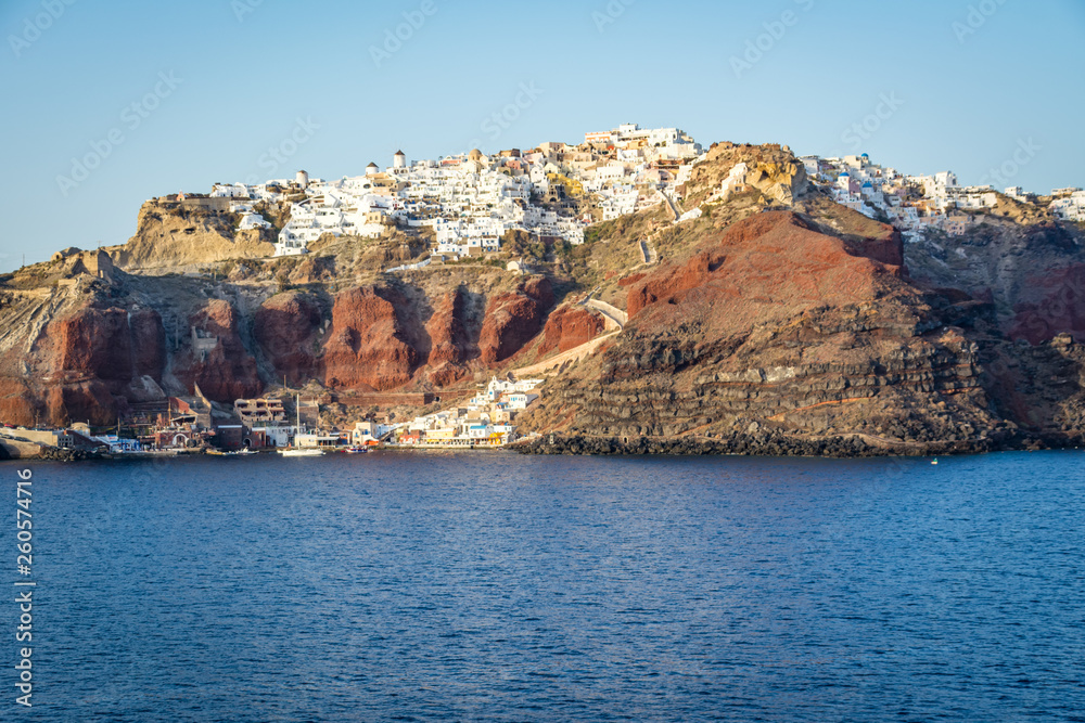 panorama of Thira (Santorini)