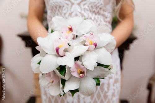 Wallpaper Mural Beautiful  wedding bouquet of flowers in the hands of the bride Torontodigital.ca