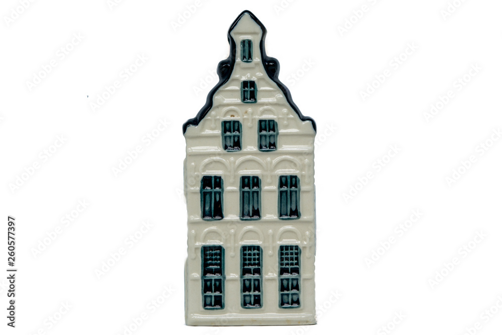 Dutch house isolated 