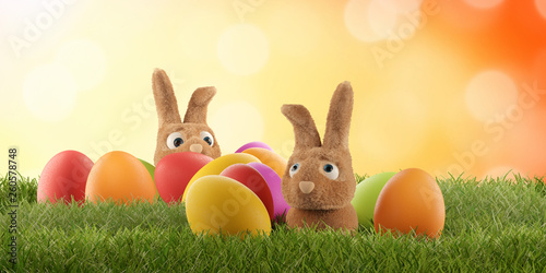 Easter bunny is hiding anxi...