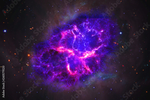 Fototapeta Naklejka Na Ścianę i Meble -  the process of birth of new star or supernova, elements of this image furnished by nasa b