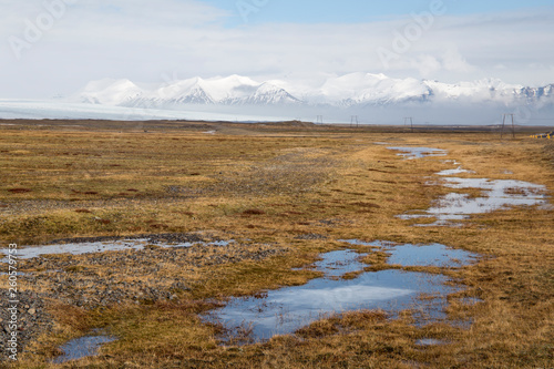  Winter landscape South of Iceland