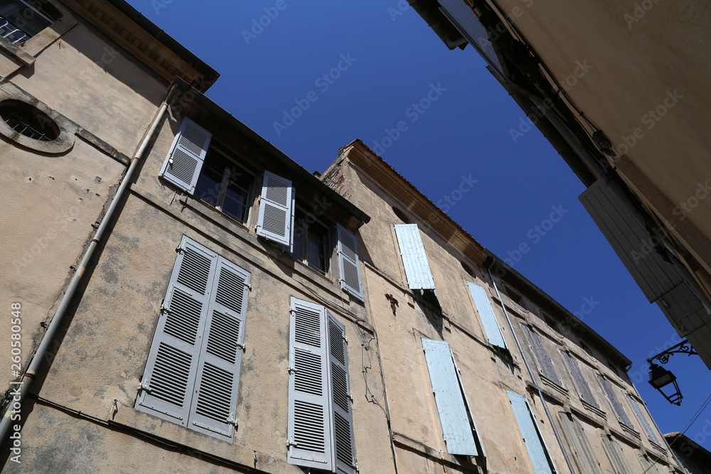 Stadtansichten in Arles, Frankreich