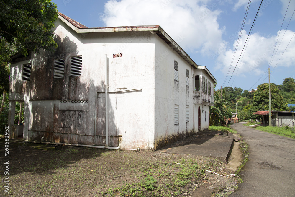 Diamond chocolate factory in Grenada Caribbean Jouvay plantation on Dec 6, 2017