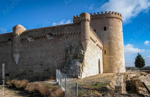 Ruins of castle in Arevalo, Avila, Castilla y Leon, Spain photo