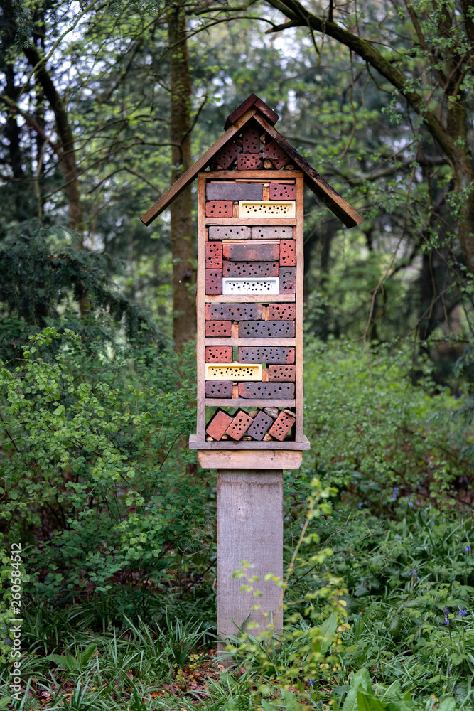 wooden birdhouse on tree wooden birdhouse on tree