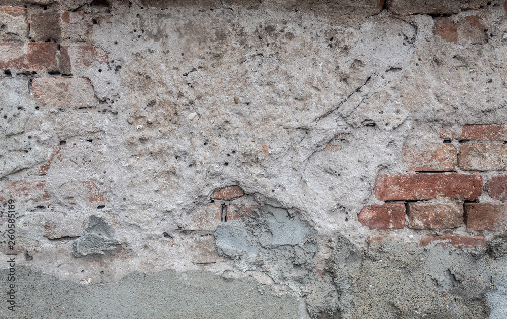Fototapeta premium Concrete And Bricks Wall Texture