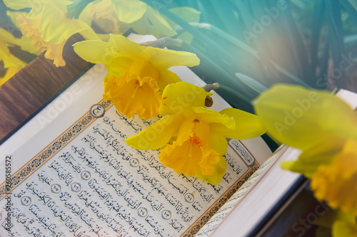 Canvas Print The Holy Quran - Islamic holy book
