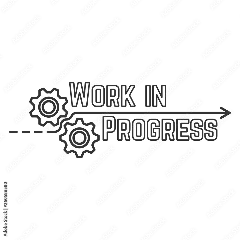 Work in progress logo