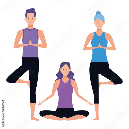 people yoga poses