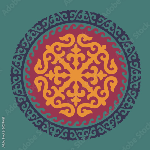 Traditional ornament of Asian nomads
