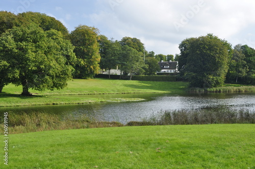 Pond in a park in Denmark