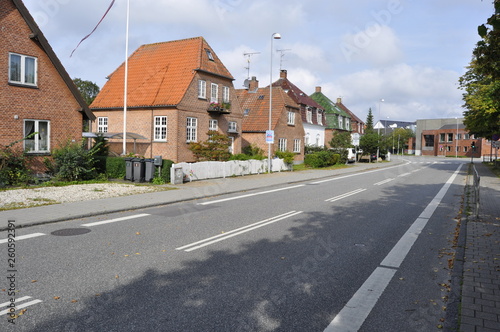 Street in Hillerod, Denmark photo