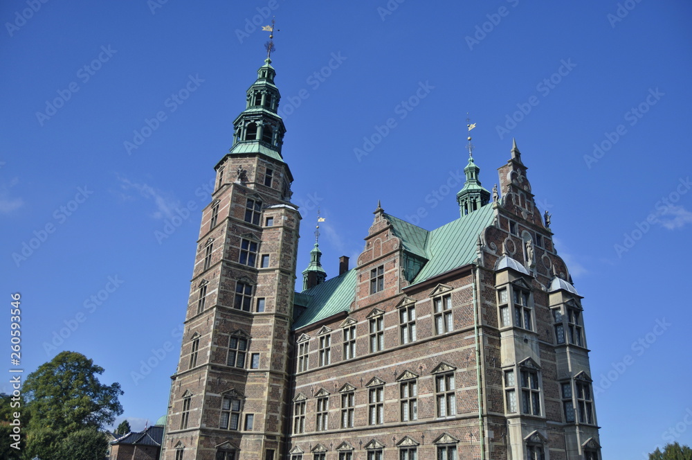 Obraz premium Rosenborg Castle in Copenhagen, Denmark