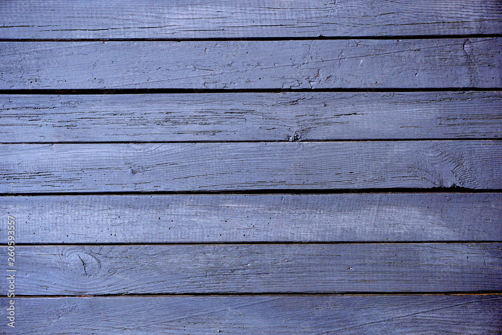 Fototapeta premium Old painted boards for use as a background.