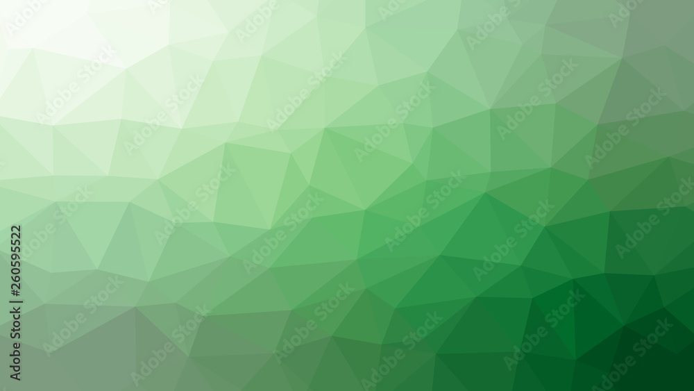 Green Abstract horizontal geometric low poly backgound modern design, vector illustration business template