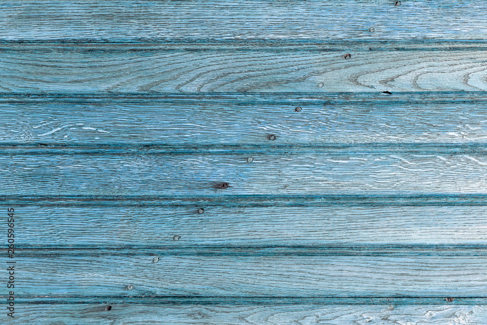 The old blue wood texture with natural patterns The old blue wood texture with natural patterns