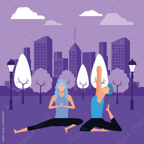 couple yoga poses