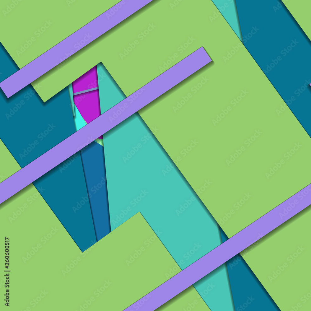 Flat material design - Creative vector trend seamless Flat material design - Creative vector trend seamless