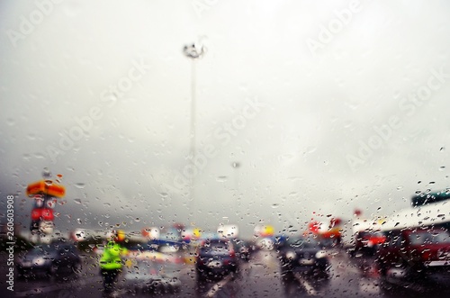 rain in city © ирина чибисова