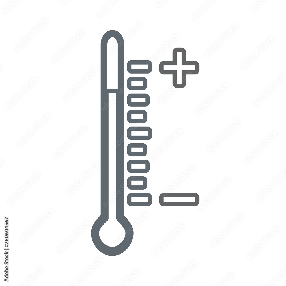 The thermometer icon The thermometer icon