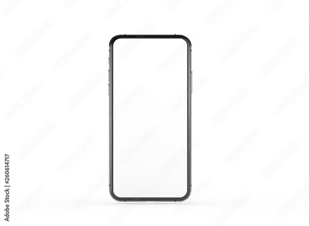 New realistic mobile phone smartphone mockup with blank screen. New realistic mobile phone smartphone mockup with blank screen.