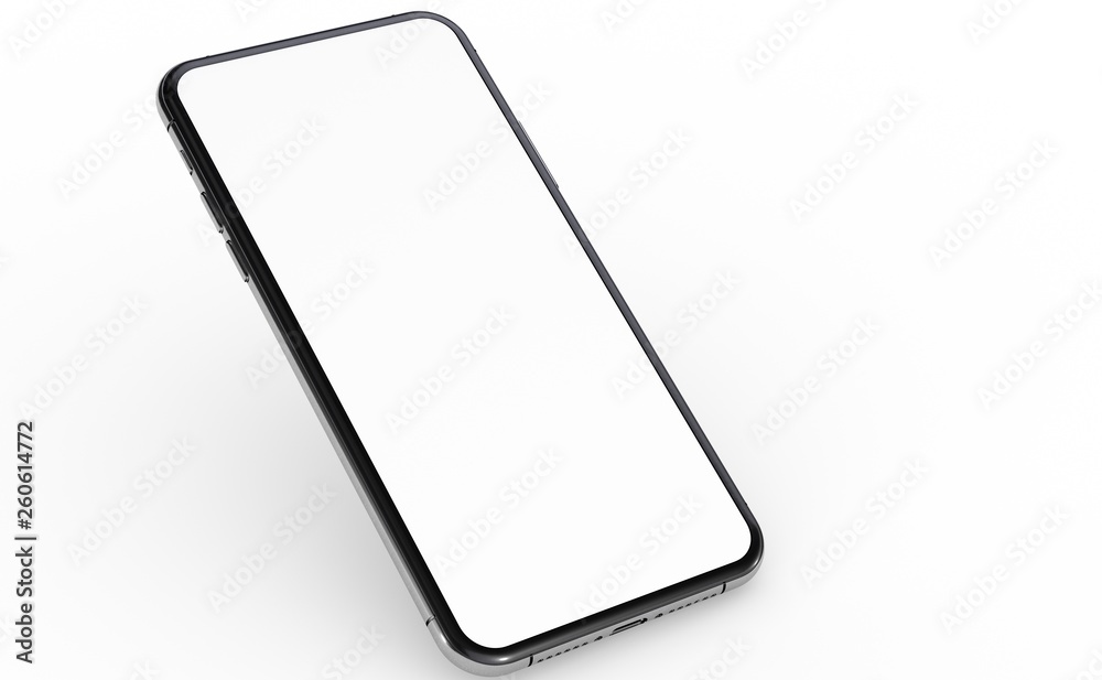 New realistic mobile phone smartphone mockup with blank screen. New realistic mobile phone smartphone mockup with blank screen.