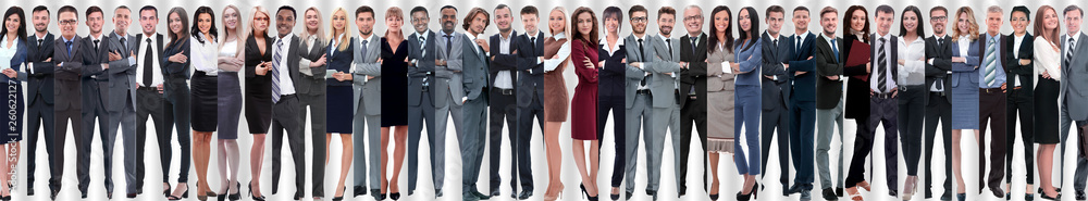 panoramic collage of a large and successful business team panoramic collage of a large and successful business team