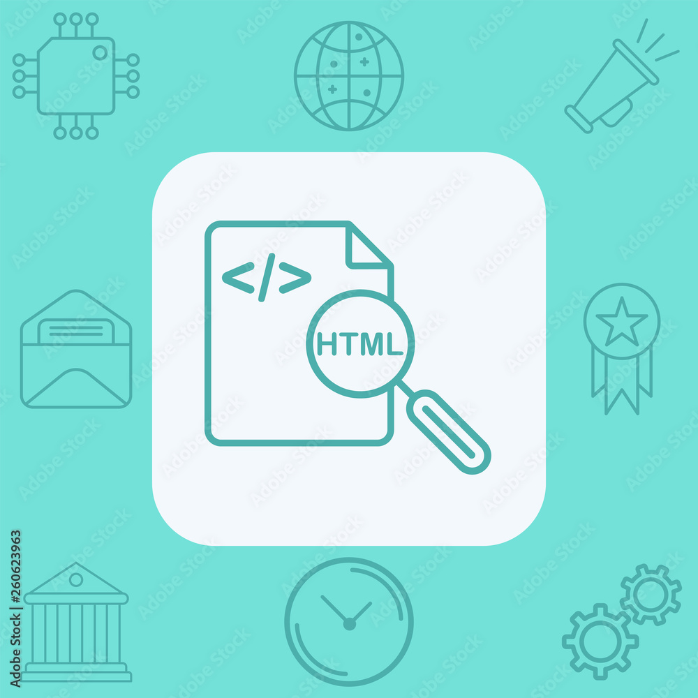 Coding file vector icon sign symbol Coding file vector icon sign symbol