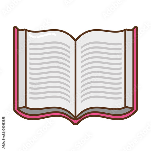 open book isolated icon