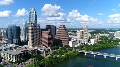 Downtown Austin Texas in Summer photo