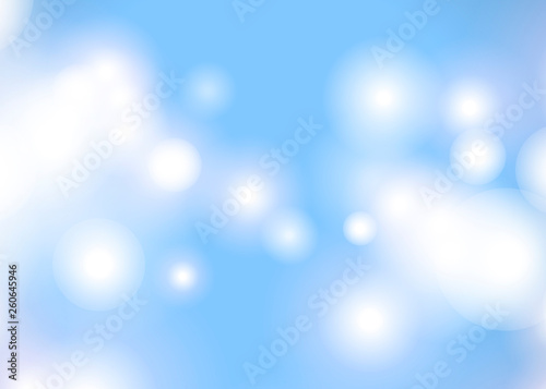Blue bokeh background