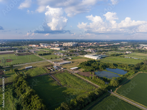 Farm Land Aerial View