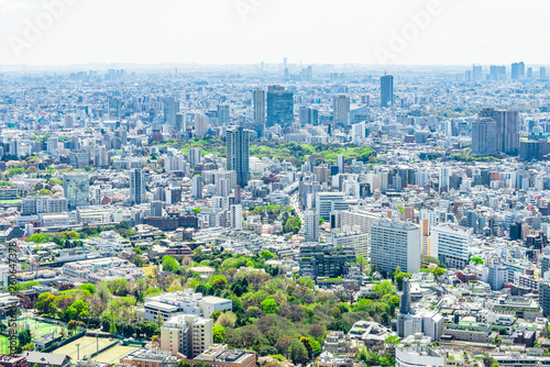 Wallpaper Mural 春の東京風景 Tokyo city skyline , Japan Torontodigital.ca