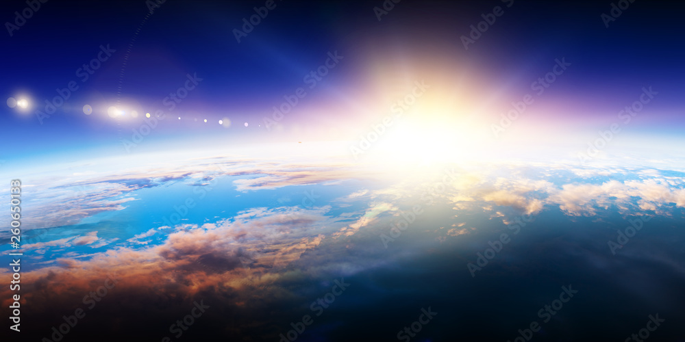 Abstract planets and space background Abstract planets and space background