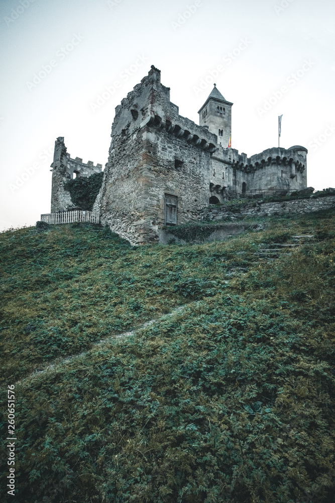 Photo of medieval castle in Austria burg lichtenstein
