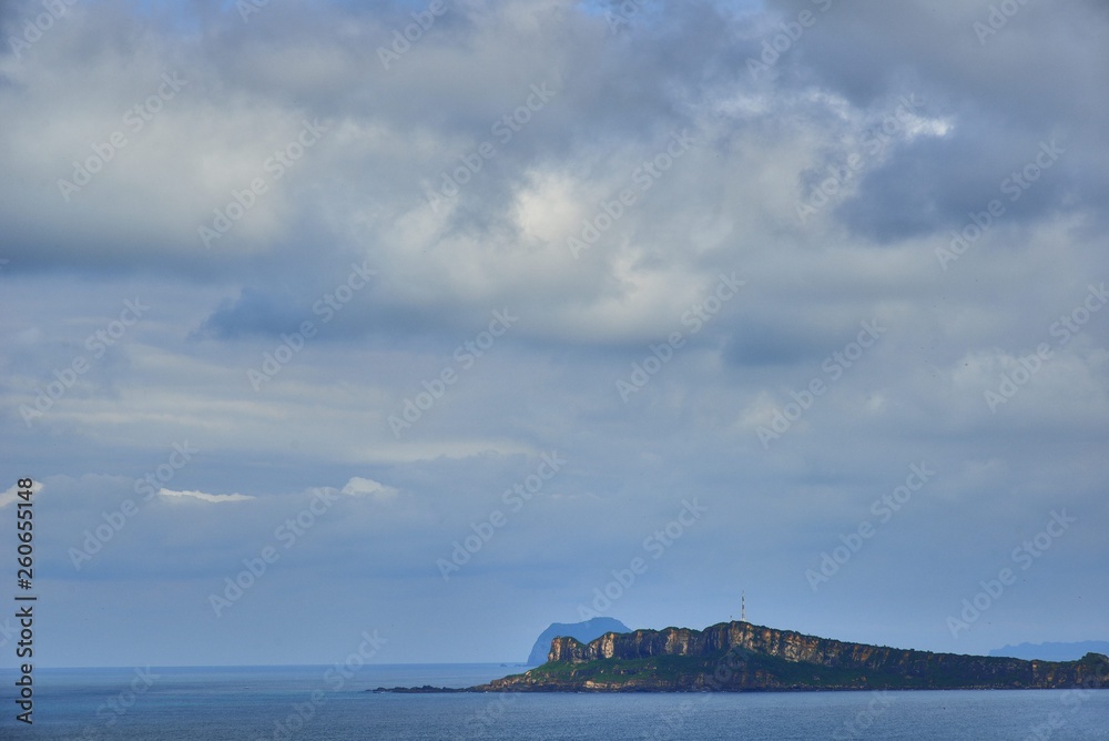 Mysterious Coast of Jinshan, New Taipei City, Taiwan. Photo taken on:April 5,2019 Mysterious Coast of Jinshan, New Taipei City, Taiwan. Photo taken on:April 5,2019