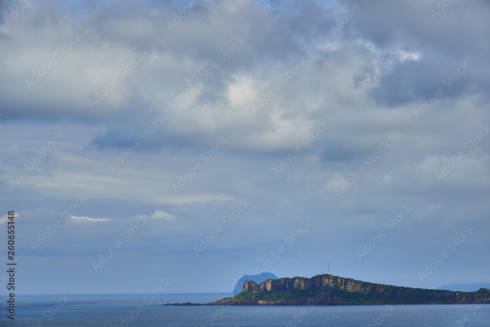 Mysterious Coast of Jinshan, New Taipei City, Taiwan. Photo taken on:April 5,2019