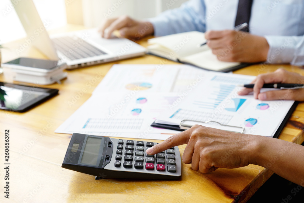 Fototapeta premium Business meeting businessman