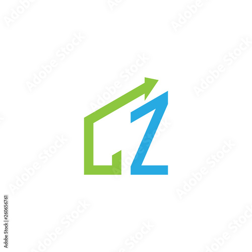 initial letter logo with growing arrows Free Download initial letter logo with growing arrows - GFXLoad