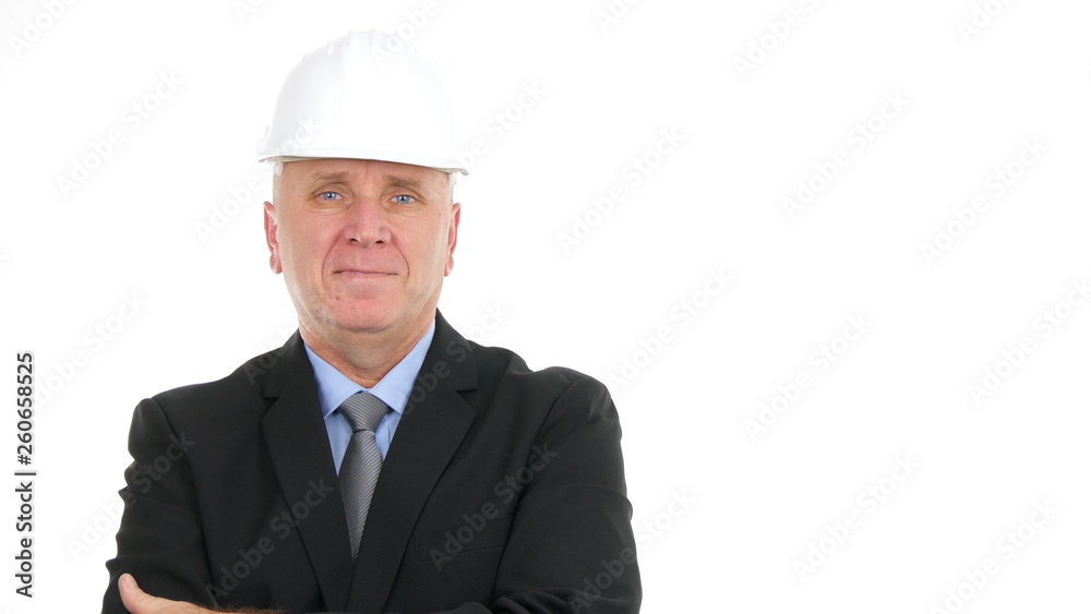 Serious Engineer Manager Presentation Construction Company Image Serious Engineer Manager Presentation Construction Company Image