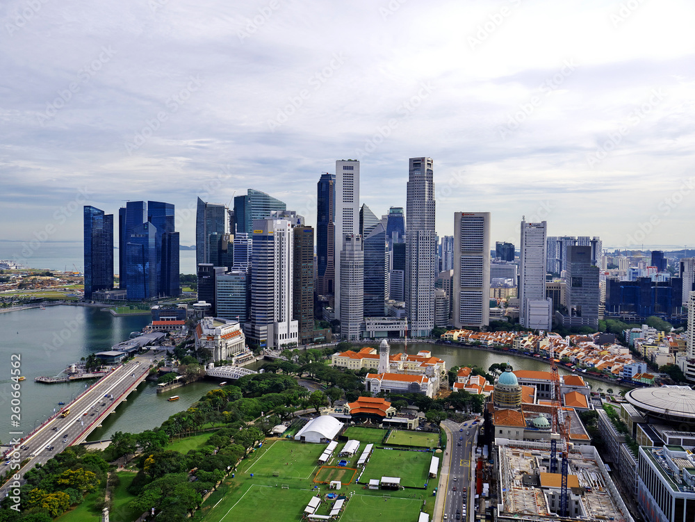 Naklejka premium Esplanade, Singapore