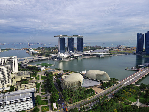 Obraz na płótnie Marina Bay Sands, Singapore w salonie