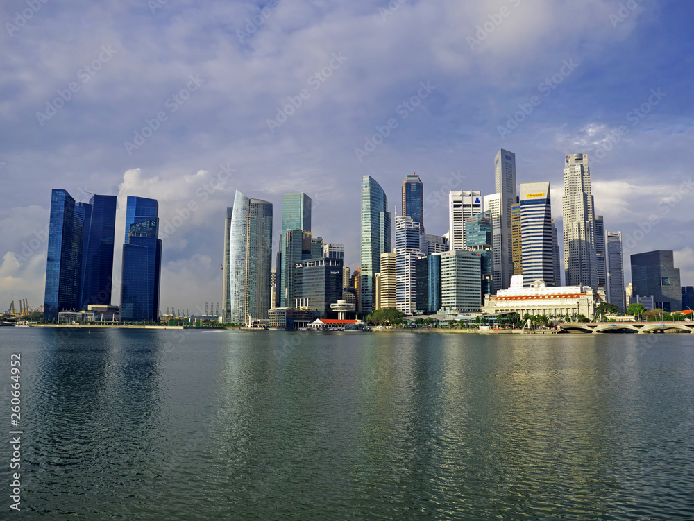 Naklejka premium Esplanade, Singapur