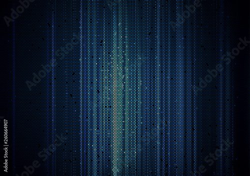 Abstract Hexagonal Background with Linear Pattern - Dense Hexagonal Grid with...
