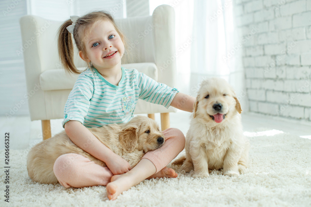 Child with a dog Child with a dog