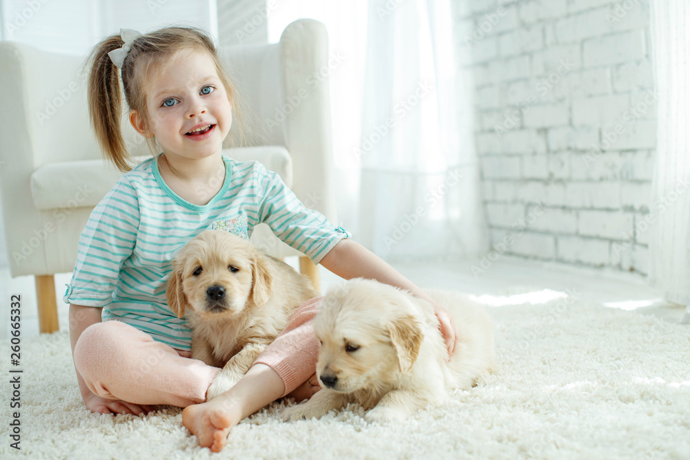 Child with a dog Child with a dog